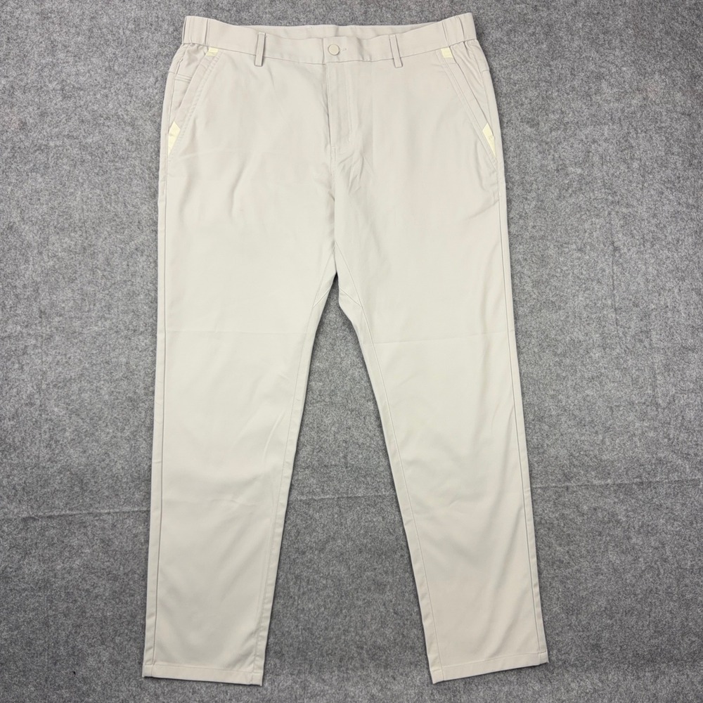 Jack Archer Pants Mens 35x30 Stone Jetsetter Tech Chino Golf Everyday Stretch